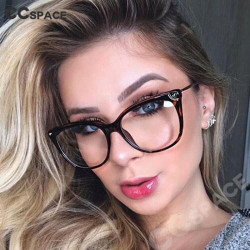 45818 TR90 Cat Eye Anti Blue Light Optical Glasses Frames Men Women Fashion Computer Eyeglasses