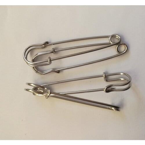 5PCS Safety Pins Brooch Pins Multicolor 40/50/65/70/75mm Length for Making Women Men Wedding Bouquet Brooch DIY Findings