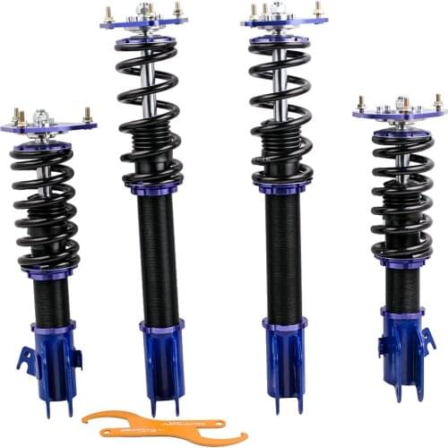 Suspension Coilover Struts Shock Absorbers For Subaru Impreza WRX 02-07 GDA GDB Coilovers Spring Camber Plate for EJ20 EJ25 GDB