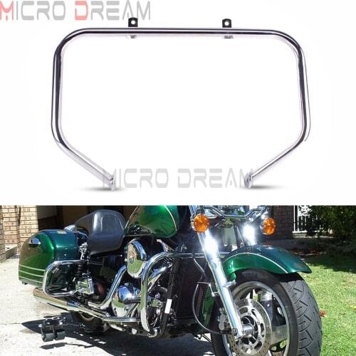 For Kawasaki VN1500 Vulcan 1500 1996-2008 Chrome 1-1/4" Motorbike Highway Crash Engine Guard Crash Bar Protector