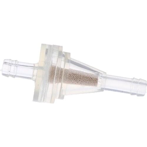 1/4 "Inline Clear Gas Filte Vervanging 6Mm 2x/2 Stuks Kleine Plastic Universele Motorcycle Gas Benzine Brandstof olie Filter