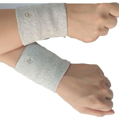 JYTOP Electrode Wristband Silver Fiber Conductive Massage Wristband Acupuncture Physiotherapy Pulse