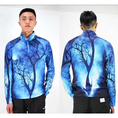 Customize Men Outdoor Fishing Shirt Loose Fishing Clothing Breathable Anti-mosquito Clothes for Hiking Camping