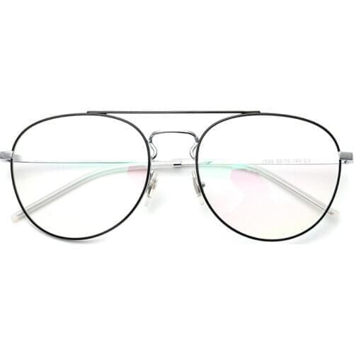 Men Women Fashion Ultralight Alloy Full-Rim Double Bridge Frame Custom Made Myopia Glasses -1 to -6 Reading Glasses +1 to +4