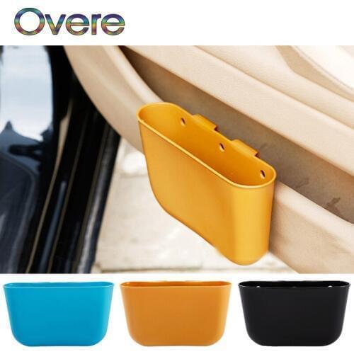 Overe 1PC Car Hanging Trash Box Phone Holder Storage Bag For BMW E60 E36 E46 E90 E39 E30 F30 F10 F20 X5 E53 E70 E87 E34 E92 M