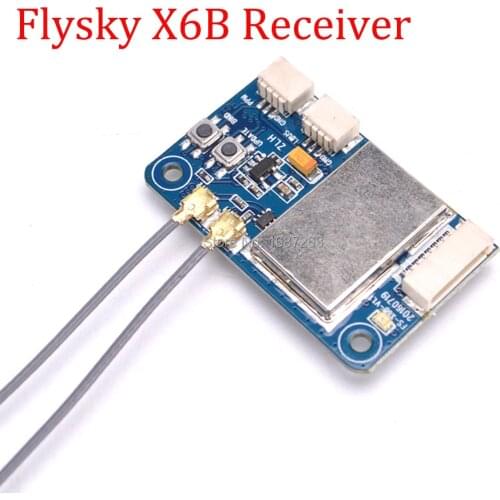 Flysky X6B Receiver 2.4G 6CH i-BUS PPM PWM Receiver for AFHDS i10 i6s i6 i6x i4x Transmitter For FPV Quadcopter