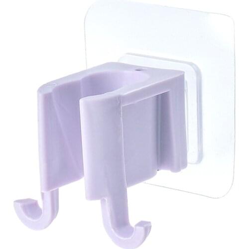Adjustable Self-adhesive Handheld stick on plastic Showerhead Holder Wall Mounted Bathroom Shower Holder Bracket