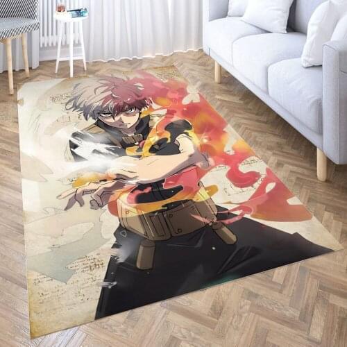 Shoto Todoroki Rugs Non-Slip Floor Mat Doormats Home Rug Carpet Bedroom Entrance Door Mat Kitchen Rugs Yoga Mat Doormat Decor