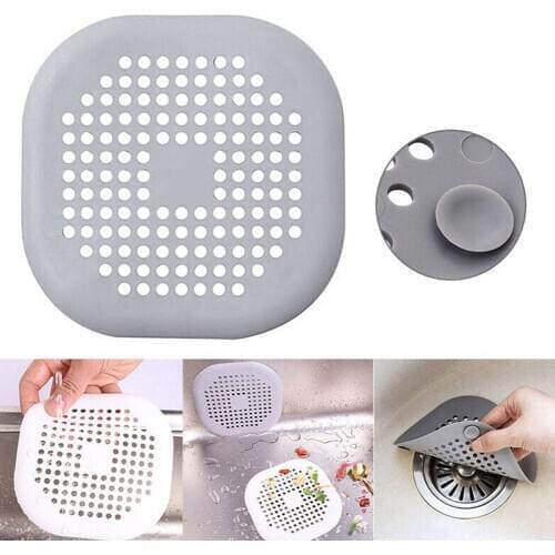 Silicone Shower Drain Covers Tube Drain Hair Catcher Home Protectors Kitchen Drain Trap Stopper Filter For Bathroom With Su Q1R6