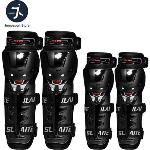 SULAITE Motorcycle Knee and Elbow Pads Motocross Kneepads Bike Bicycle Pads Racing ATV Knee Pads Protective Guards Armor Gear