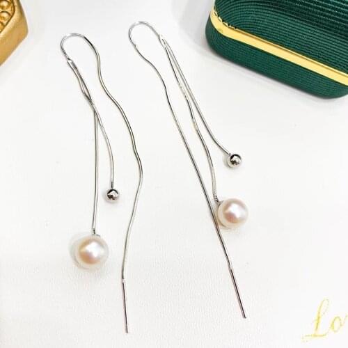 Bridal Gift 925 Sterling Silver Earrings Findings Settings Base Mountings Parts Mounts for Pearls Agate Crystal Stones Jade