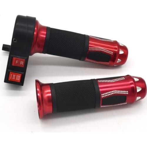 12-80V Universal electric bicycle throttle with 3 speed and reverse Function electric bike gas handle scooter accessories