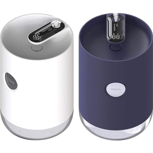 EAS-1000Ml Usb Cool Mist Humidifiers, Portable Air Humidifier with Whisper Quiet, Auto-Off, Night Light, for Bedroom