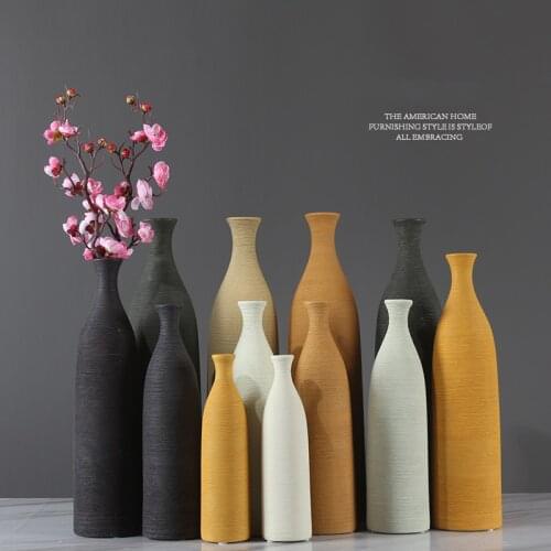 Vases Ceramic Home Decor Modern Nordic Home Decoration Accessories For Living Room горшок для цветов декор дома Doniczki