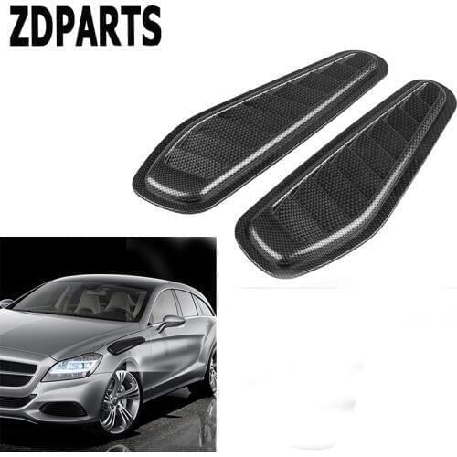 ZDPARTS 2PC Car Front Fender Engine Hood Air Vent Trim Stickers For Toyota Corolla Avensis Rav4 c-hr Volkswagen VW Passat B6 B5