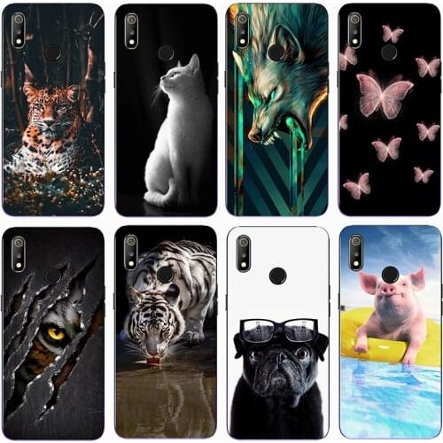 Luxury TPU Silicone Cases for OPPO Realme 3 Pro Case Soft Covers for Oppo Realme 3 Case Mobile Phone Cases for Realme3 3Pro Case