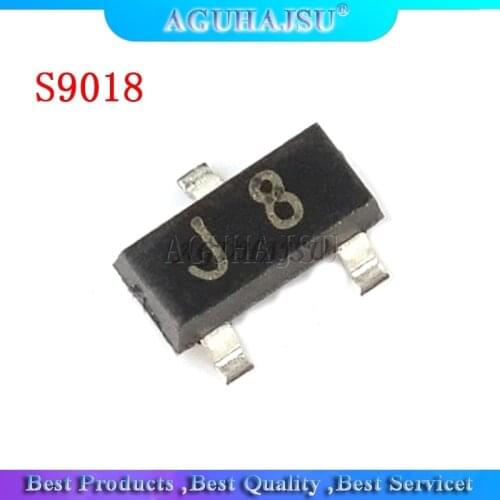 100PCS S9018 9018 SOT23 SOT SMD J8 SOT-23 SOT23-3 transistor New original