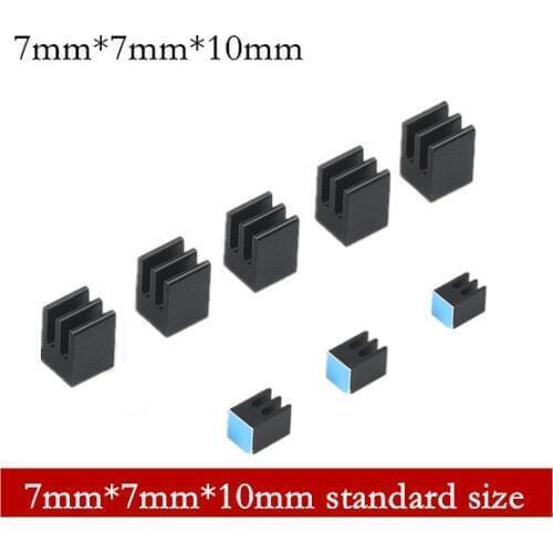 3M8810 thermal conductivity black MOS small heat sink standard size