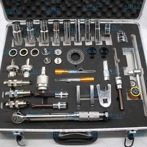ERIKC Auto Diesel Fuel Pump Injection Dismantling Tool E1024001 Installing Tool Kits Total 40 Pieces for BOSCH DNES0