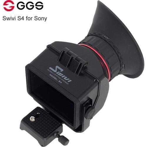 GGS Swivi S4 3.0x 3.0" 16:9 LCD Camera Viewfinder for Sony A7 A7R A7S NEX-7 NEX-6 NEX-5R NEX-5T A6000 A5000 DSLR View Finder
