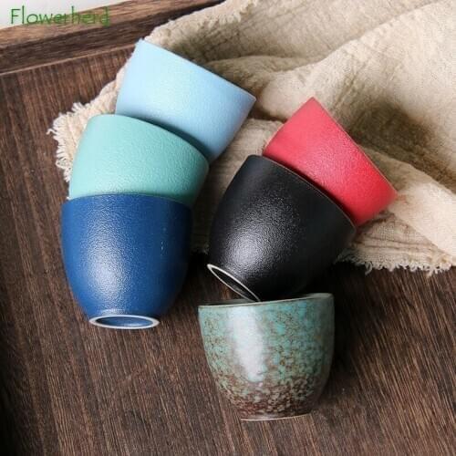 Ceramic Porcelain Tea Cup Teaware Kung Fu Tea Set Teacup Japanese Kiln Changed Tea Cup Set Tea Set Cup Kungfu Tea Set