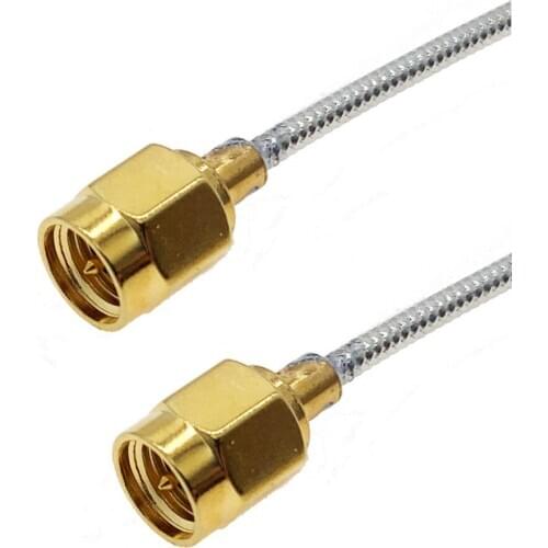 SMA Male To SMA Male RF Coaxial Cable Semi-Rigid RG405 Cable High Frequency Test Cable 086 50ohm