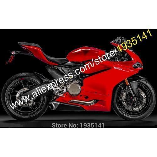 For Ducati 959 1299 1299s 2015 2016 2017 Gloss Red Aftermarket Bodyworks ABS Motorcycle Fairing (Injection molding)