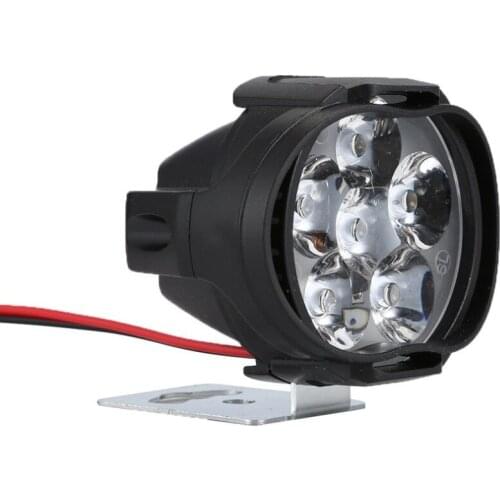 Motorcycle Headlight Fog Scooter LED Spotlights Moto ATV 12V 6500 K Working Motor Spot Light Head Lamp DRL White Car Headlight