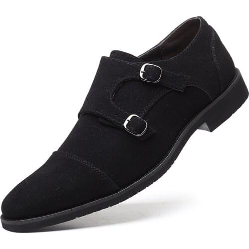 New Spring Autumn Mens Faux Suede Splicing Shoes England Frosted Fashion Casual Single Shoe Cover Foot Mens Dress Shoes