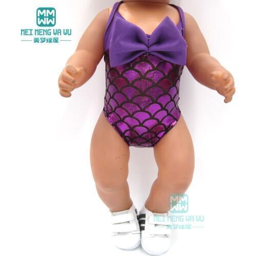 Clothes for doll Variety of fashion swimwear fit 43cm baby new born doll and american doll