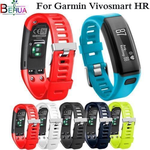 1:1 Original watchbands Staps Fashion 5 candy color Sports Soft Silicone Band Bracelet For Garmin Vivosmart HR bands wrist Strap