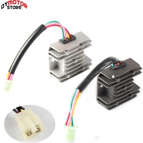 Universal Motorcycle Voltage Stabilizer Voltage Regulator Current Rectifier ATV Scooter 4 Wires 4 Pins 12V AVR Autostabilizer