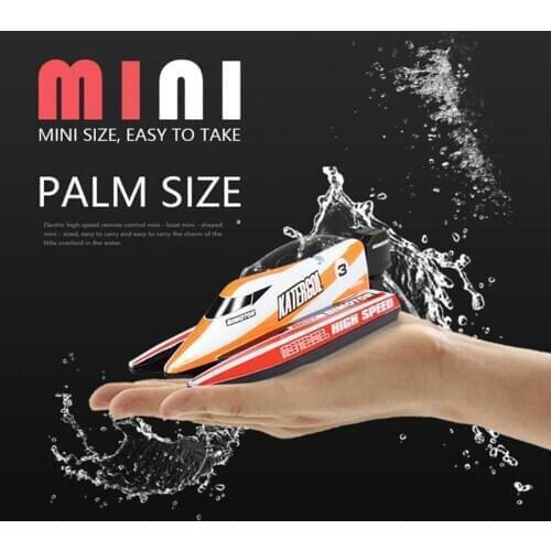 3313M F1 2.4GHz RC Boat 4 CH High Speed Mini Racing Boat Drop Bruise Rechargeable Powerful Speedboat Children Toys best gifts