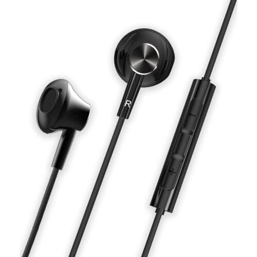 DZAT SE-201 in ear earplug earphone 3.5mm standard plug with mic remote control for Android mobile phones with 3.5mm hole, MP3