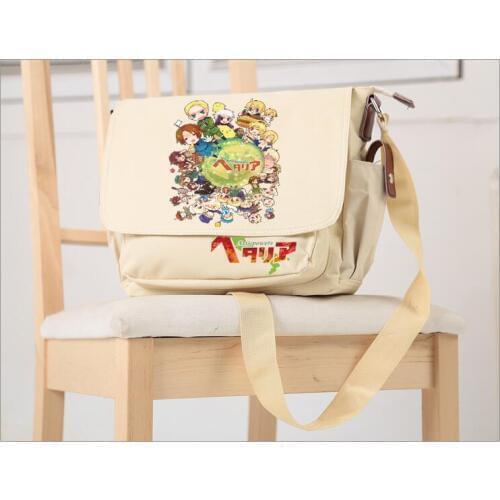 Anime Hetalia Axis Powers Messenger Bags oxford APH Student Luminous Schoolbags Unisex