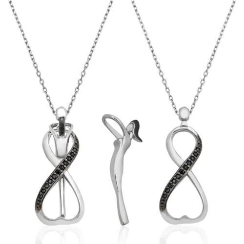 Tevuli 925 Sterling Silver Infinity Love Women Necklace