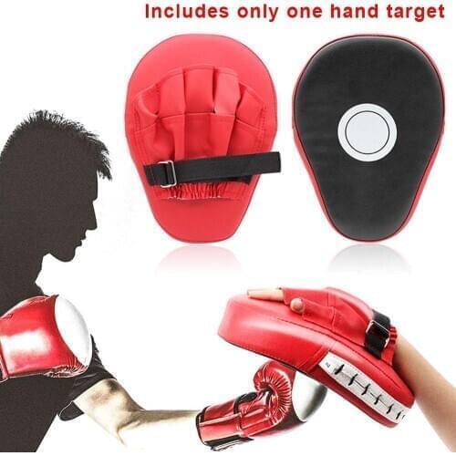 Curved Boxing Muay Thai Hand Target Sanda Training Thickened Earthquake-resistant Curved Baffle PU Five-finger Hand Target