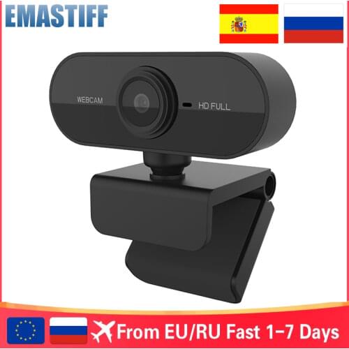 Webcam 1080P Full HD Web Camera With Microphone USB Plug Web Cam For PC Computer Mac Laptop Desktop YouTube Skype Mini Camera