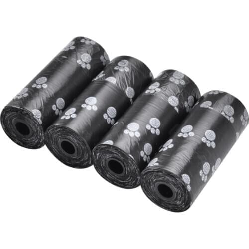 10 Rolls 150pcs Pet Dog Waste Litter Pooper Scoopers Bags Paw Printing Doggy Bag Waste Poop Picking Bag Cleaning Outdoor Tool
