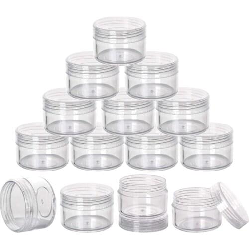 20pcs Mini Size Jars 20g Empty Cream Jars Leak Proof Toiletry Containers for Traveling Cream Packaging