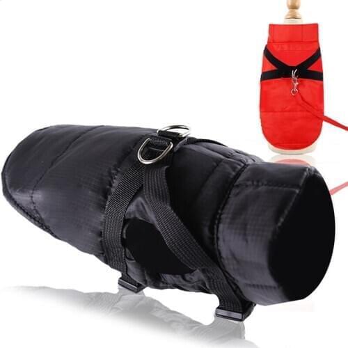 2020 Waterproof Dog Coats Harness French Bulldog Winter Warm Dog Vest Jacket Pet Dog Coat Clothing For Small Dog Chihuahua Puppy