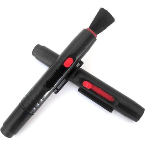 3 In 1 Kit Lens Cleaner Pen Dust Cleaner for DSLR VCR DC Camera Lenses Filters Cleaning Retractable Brush