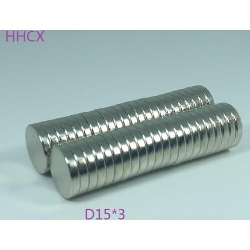 50 100 pcs/lot Disk magnet 15x3 N35 magnet 15*3 Magnets for speaker
