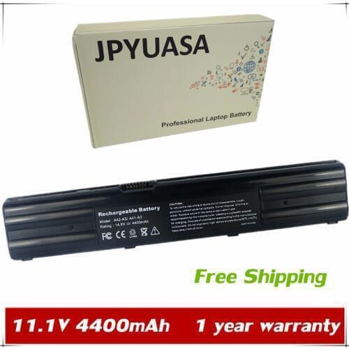7XINbox 11.1V 4400mAh Laptop Battery A42-A3 A41-A3 A41-A6 A42-A6 For Asus A6E A6F A6G A6J A6Ja A6Jc A6Je A6Jm A6K A3000 A6000