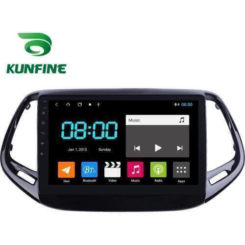 Car Radio For Jeep Compass 2017-2018 Octa Core Android 10.0 Car DVD GPS Navigation Player Deckless Car Stereo Headunit wifi