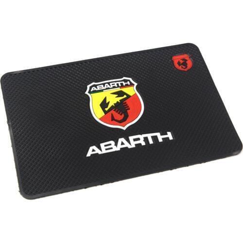 Gzhengtong Car Acessories Mat Non Slip Pad Cartoon Dashboard Car Slip Sticker Sticky Pad Anti Slip For Fiat Abarth Logo
