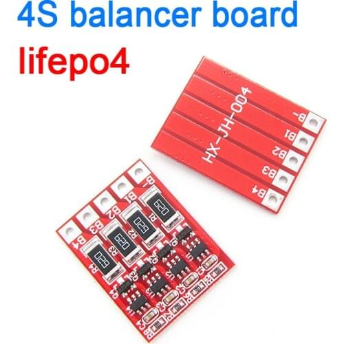 4S 3.6v lifepo4 balancer board lifepo4 balncing full charge battery balance board 4*3.2v batteries cells