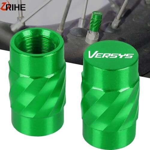For Kawasaki Versys 100 650 1000 1000S Versys-X 300 2017-2021 Motorcycle CNC Tire Valve Air Port Stem Cover Cap Plug Accessories