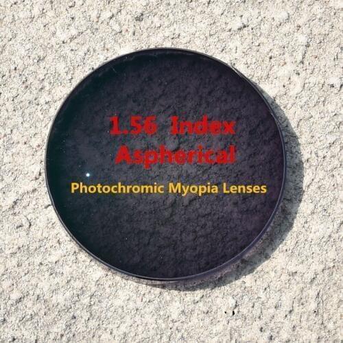 1.56 Index Photochromic Single Vision For Myopia 0.00-4.00, Astigmatism 0.00-2.00 Degree Aspherical Lens