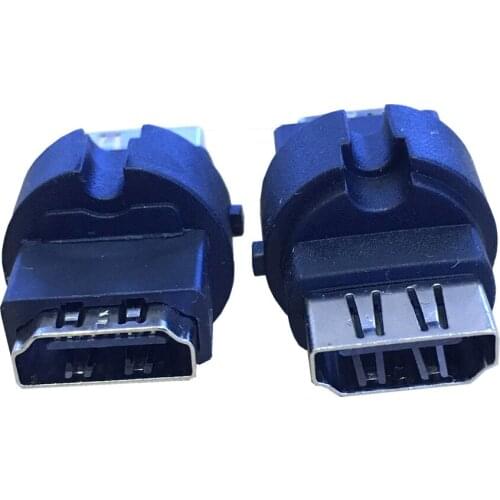HDMI 19-pin female to female with panel mount